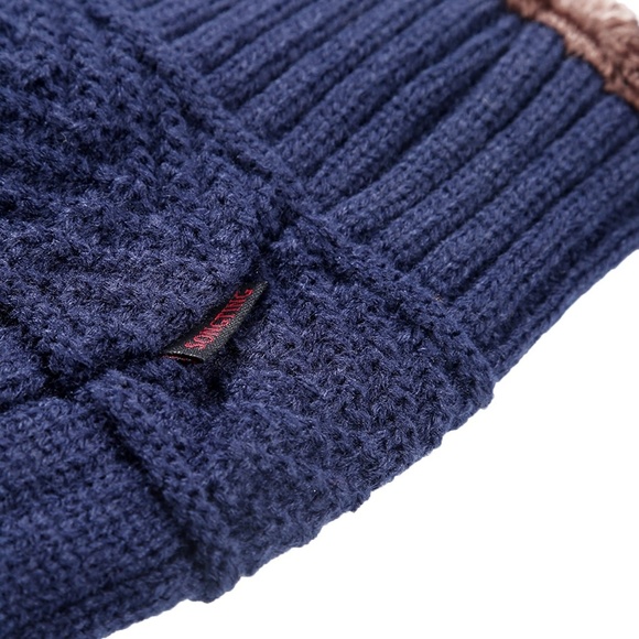 Winter Knitting Skull Cap Wool Slouchy Beanie Hat - Picture 5 of 5